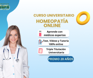 En España existe la opción de realizar un curso de homeopatía Online con diploma de hasta 3 universidades