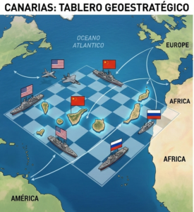 EE. UU., China y Rusia tienen a Canarias en su tablero de ajedrez