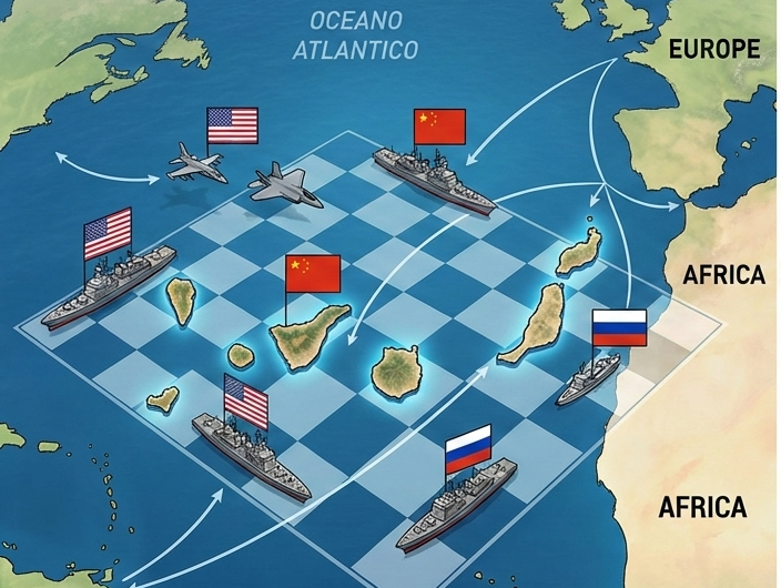 EE. UU., China y Rusia tienen a Canarias en su tablero de ajedrez