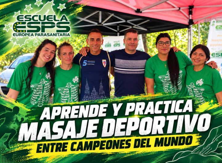 aprende masaje deportivo entre campeones del mundo de la mano de Jose Antonio Sánchez en Tenerife